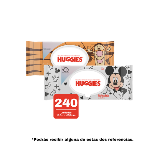 Combo Toallitas Húmedas Manitos y Caritas,240 uds (Edición Limitada)