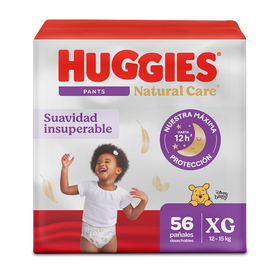 Pants Huggies Natural Care Etapa 4/XG 56 uds