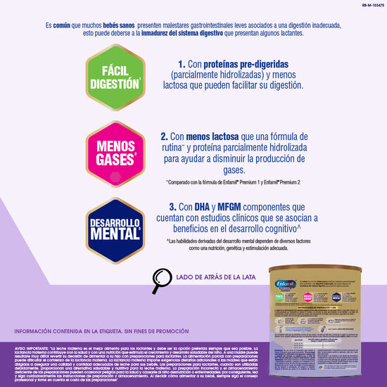 Alimento lácteo Enfamil Confort Promental 375 g