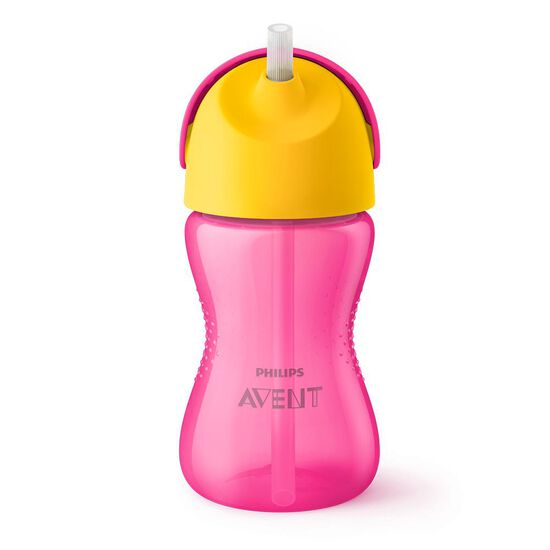 Vaso de entrenamiento con pitillo para Niña de 10 onzas