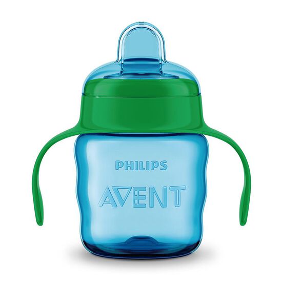 Vaso de entrenamiento de boquilla blanda para niño de 7 onzas