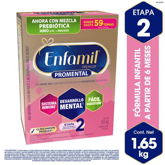 Alimento lácteo Enfamil Premium Promental Etapa 2 1650 g