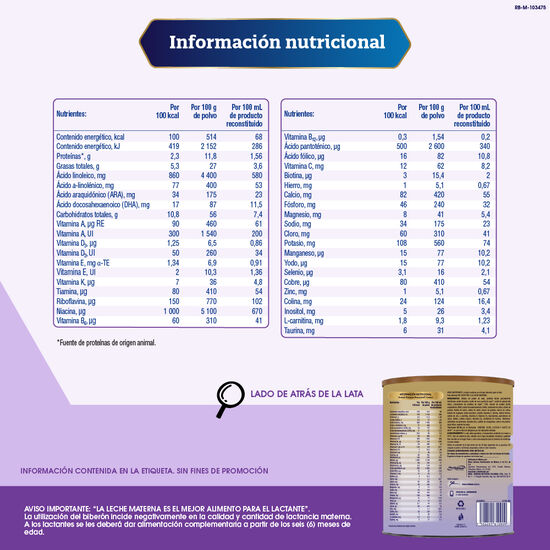 Alimento lácteo Enfamil Confort Promental 375 g