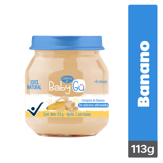 Compota Alpina Natural Banano 113g