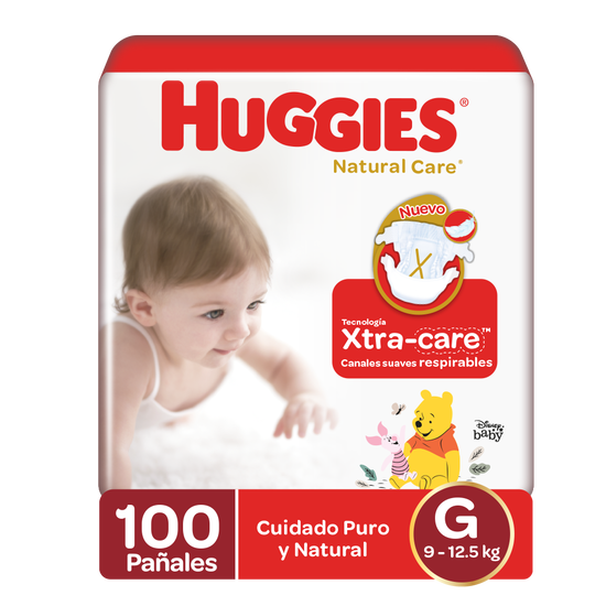 Pañales Huggies Natural Care Etapa 3/G 50uds