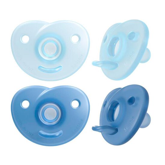 Dos Chupones de Entretención con Silicona de uso medico para Niño de 0-6 meses