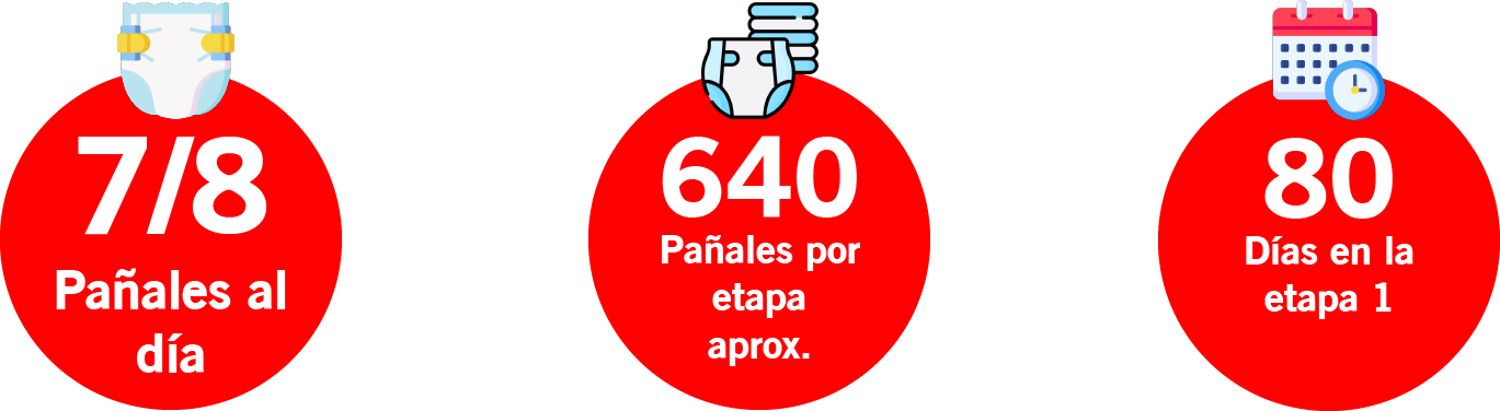 etapa 1 pañales